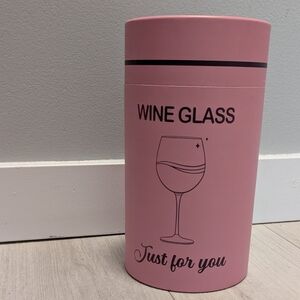 Girlfriend to Fiancee Wine Glass – Engagement Celebration Gift